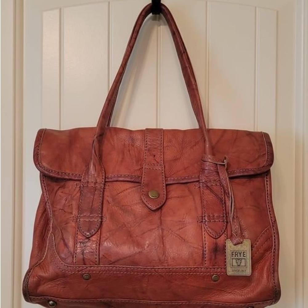 Frye Red Leather Handbag